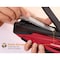 Bostitch InPower Spring-Powered Desktop Stapler, 20-Sheet, Red 1124 - alternate 2